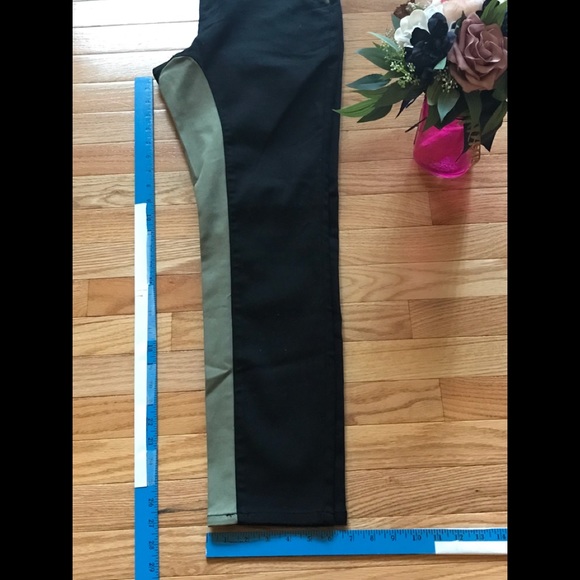 Sz 10 Venus Jeans | Black & Mint Green | NWOT | Skinny - Picture 7 of 9